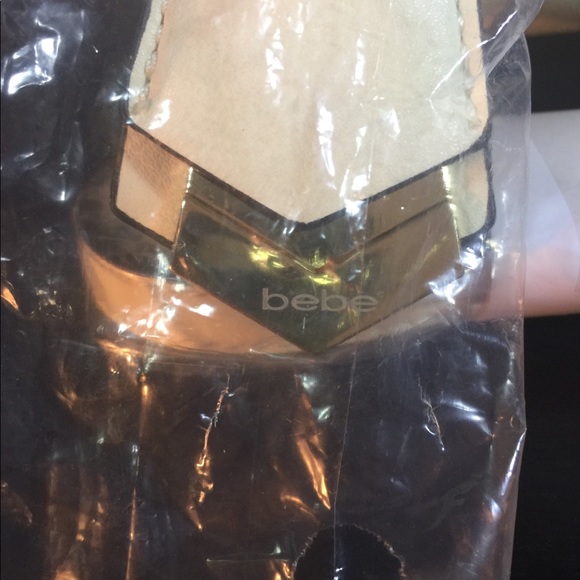 Bebe Nadia White Faux Leather Mini Satchel Handbag - Picture 5 of 8